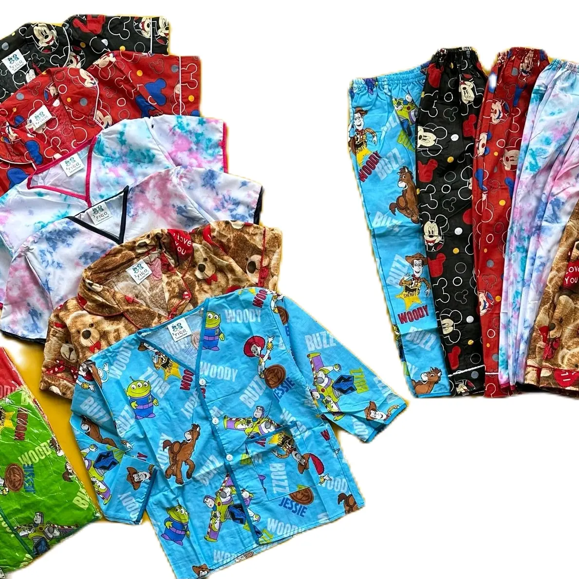 Set Piyama anak tebel / piyama anak karakter