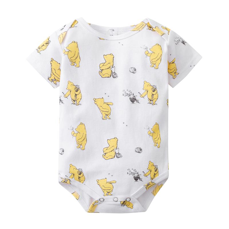 Áo Jumpsuit Quần Áo Liền Quần Cho Em Bé ngắn Tay Áo, Cho Bé Trai Và Bé Gái, Áo Liền Quần, Quần Áo Cotton Cho Trẻ Sơ Sinh, 1 Chiếc 2