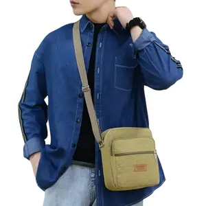 Beaute.Viral Tas Selempang Pria Terbaru Kekinian Kanvas Drill Premium - YS13