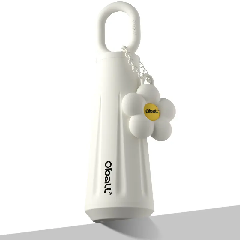 Dopamine Goddess Cup Stainless Steel Vacuum Tumbler Botol Minum Perempuan dengan Keychain Bunga Lucu 3