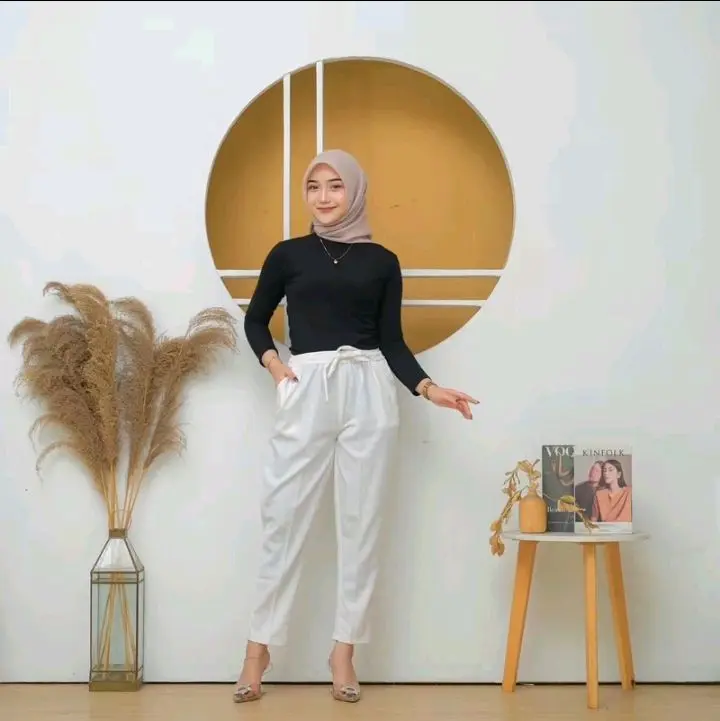 ALULA PANTS KNIT JAPAN MUAT BB 50-120KG /BAGGYPANTS KNIT RIB PREMIUM Celana Panjang Wanita 0