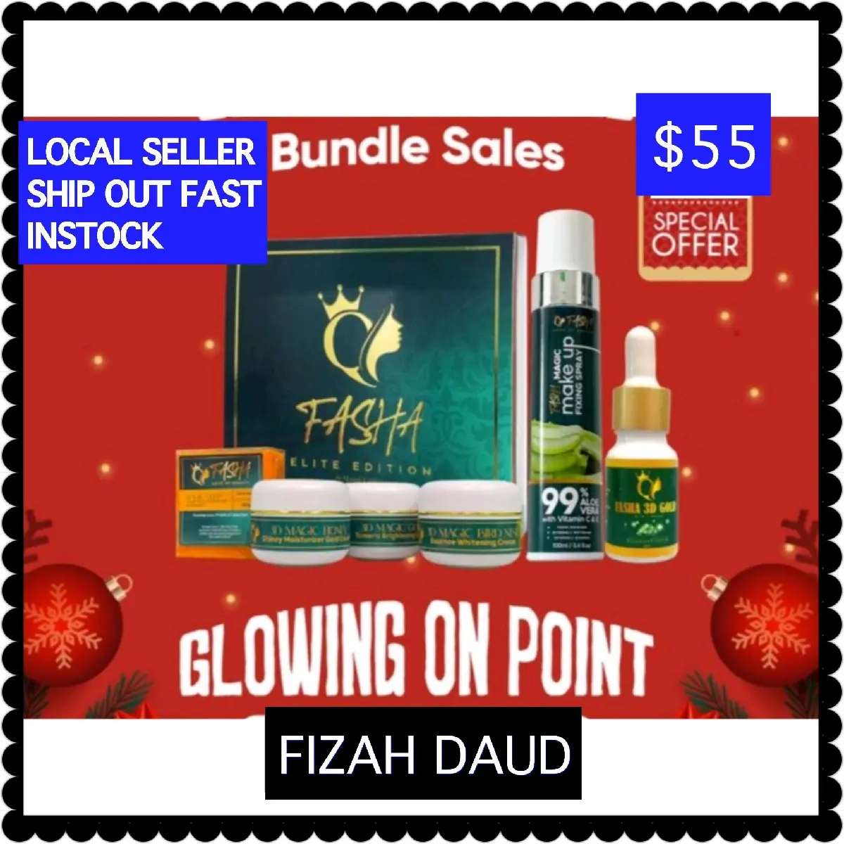 Fasha Bundle Sale Combo Set (Glowing On Point)