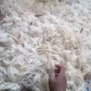 BULU KAMBING PILIHAN BERSIH TIDAK BAU KERAJINAN TANGAN Ukuran 1kg