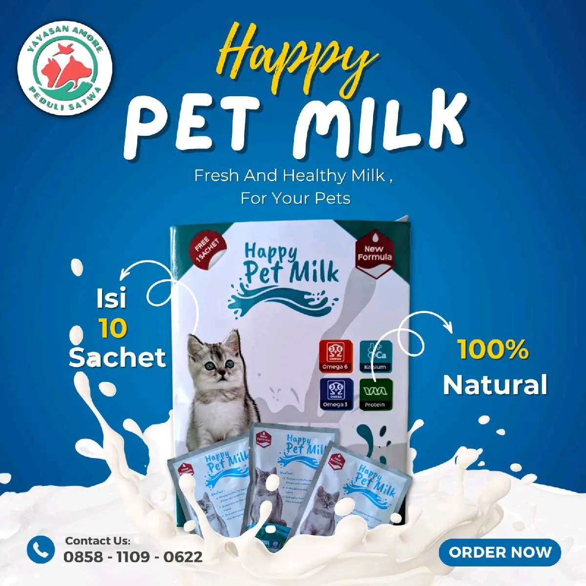 HAPPY PET MILK / SUSU KUCING