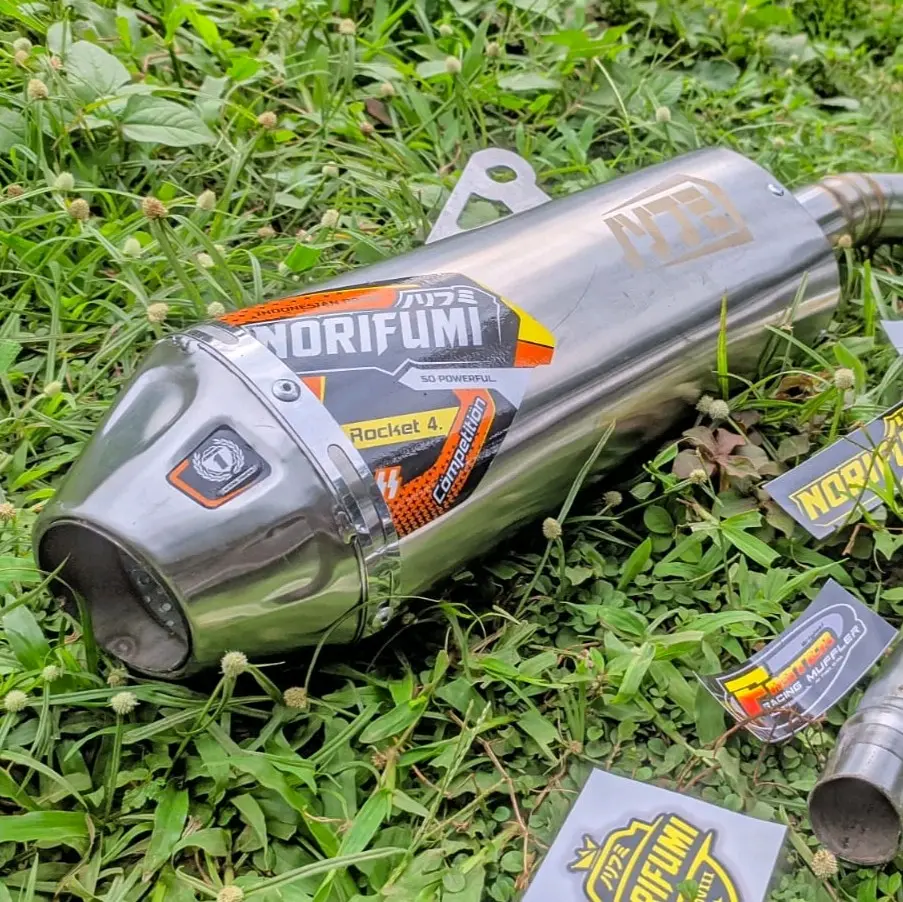 Silincer knalpot Norifumi Rocket 4 competisi terbaru