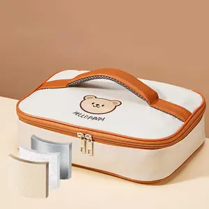 Inaso Tas Tempat Bekal Tahan Panas Tahan dingin Lunch Cooler Bag Box Alumunium HMB143