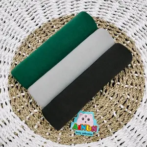 SNI Bedong Ainun Isi 3 Pcs Bedong Bayi Polos Warna Bahan Adem  Uk Jumbo 110x90Cm