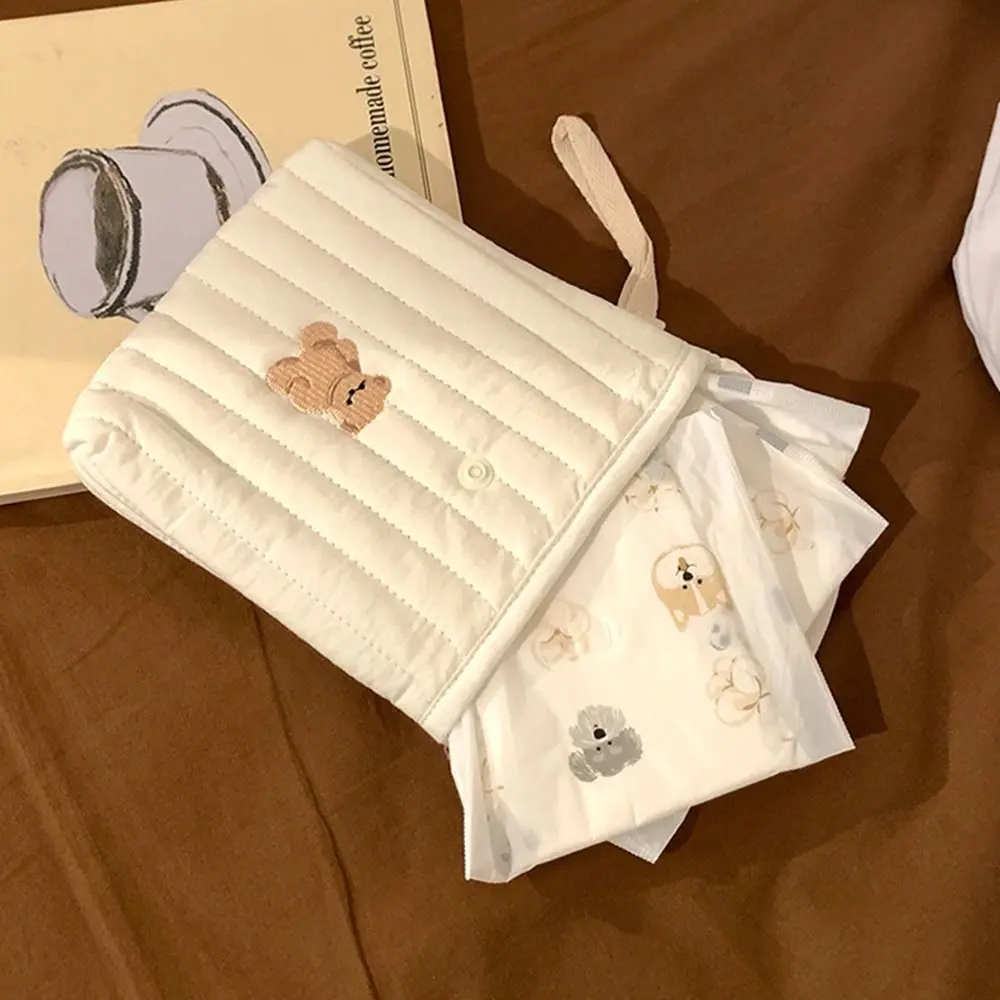 Creative Large Capacity Mini Cosmetic Bag Cherry Tulip Sanitary Napkin Storage Bag Makeup Bag Bear Rabbit Coin Purse Outdoor