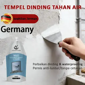1Yosinogawa Pasta Perbaikan Dinding Tahan Air & Jamur Kuat Cepat Kering Kedap Debu Antijamur Tahan Lama Ramah Lingkungan Tanpa Alat Rumit