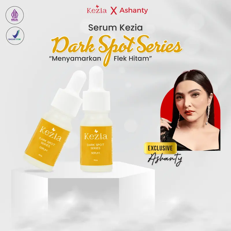 KEZIA By ASHANTY - SERUM SERIES KEZIA BEAUTY (WHITENING - ACNE - DARKSPOT - SKIN RENEW) 3