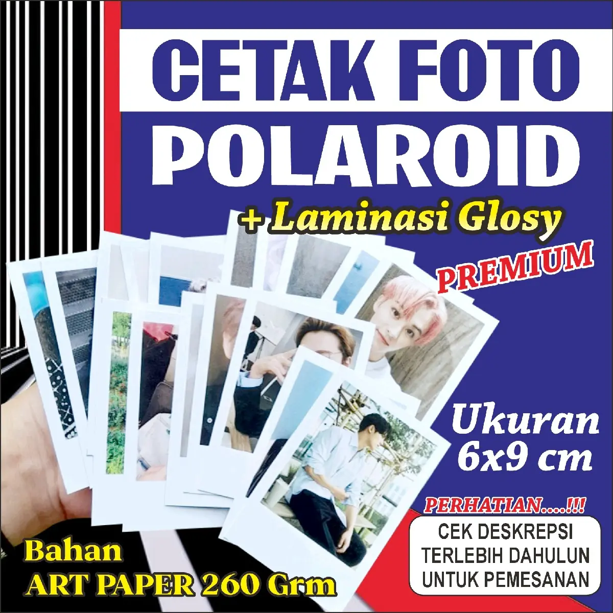 foto polaroid murah custom foto Kamera