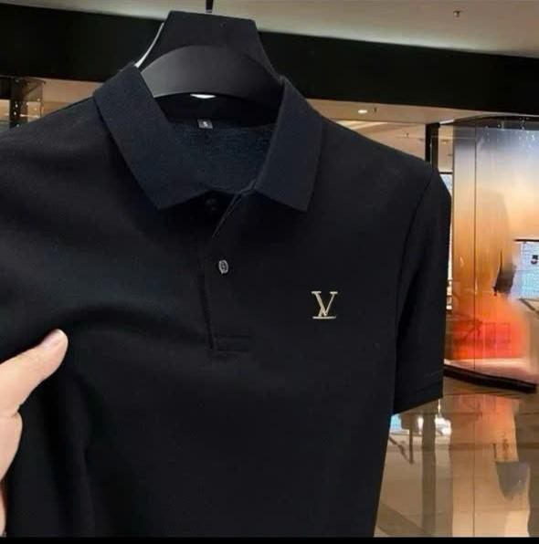 COMBO 2 Áo polo nam tay ngắn vải co giãn nhẹ logo thêu mới NEW-HẢI ĐĂNG STORE Menswear Ngắn Tay Có Cổ Shirt Thun Tay Ngắn