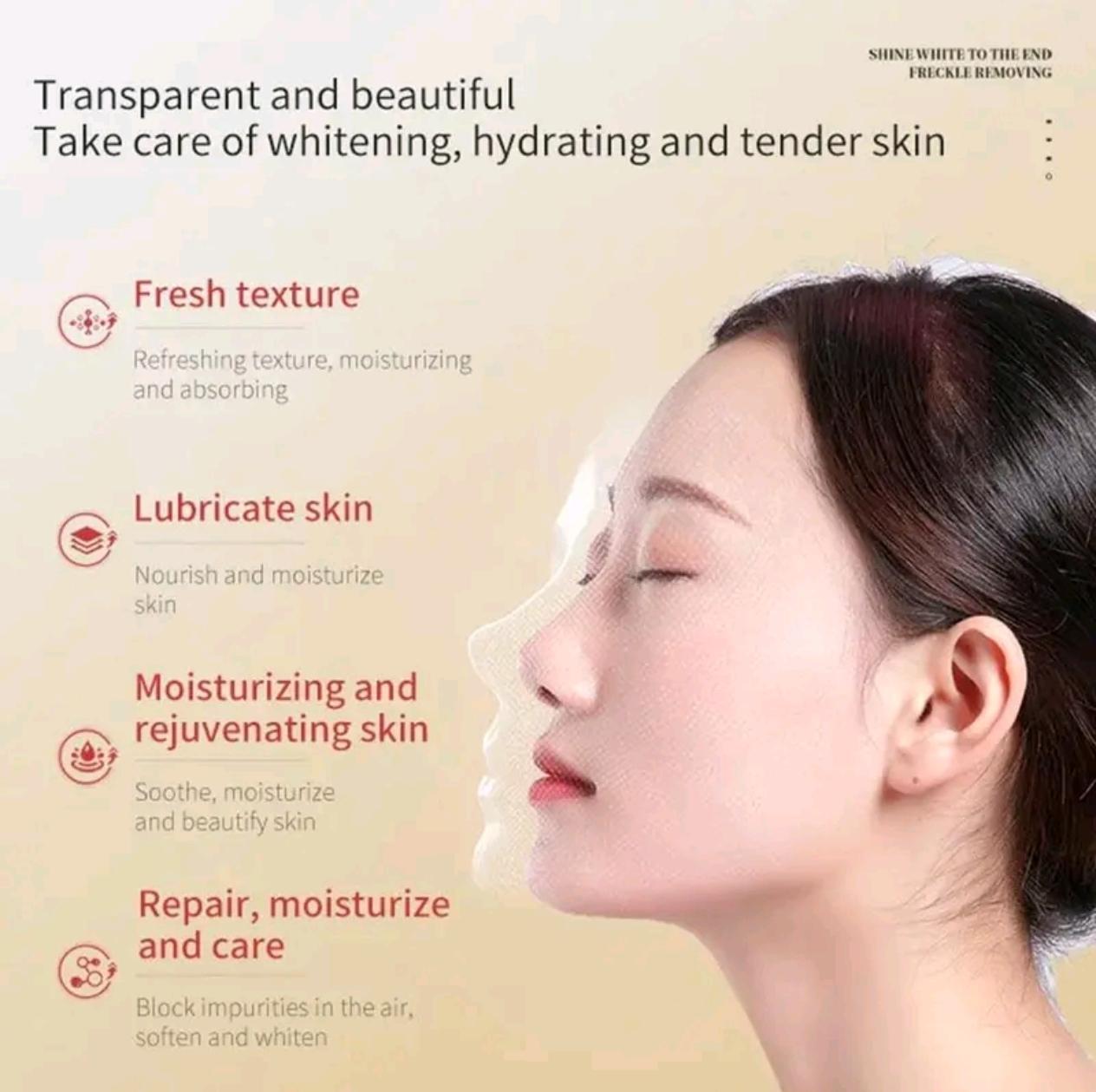 [merek Jepang XIBAN] Masker anti penuaan dan anti kerut, menghilangkan segala jenis flek dan noda hitam, serta mencegah jerawat tumbuh kembali