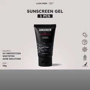 [EXCLUSIVE LIVE UPGRADE FORMULA] Sunscreen Gel - Membantu Perlindungan Sinar UV & Mencerahkan Wajah