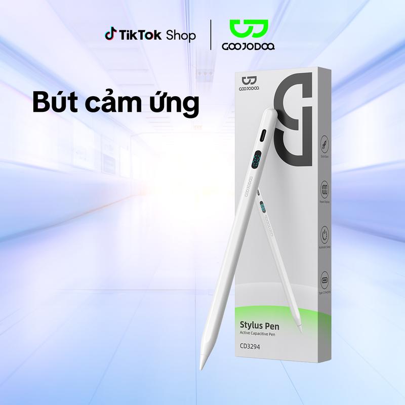 Bút cảm ứng đa chức năng GOOJODOQ có đèn báo pin, phù hợp với máy tính bảng Xiaomi, Huawei,PAD và điện thoại di động
