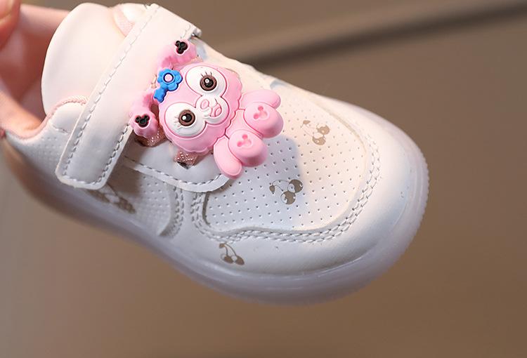 Product Introduction of Children&#039;s shoes spring and autumn sports shoes leather breathable flashing shoes children&#039;s shoes 8
