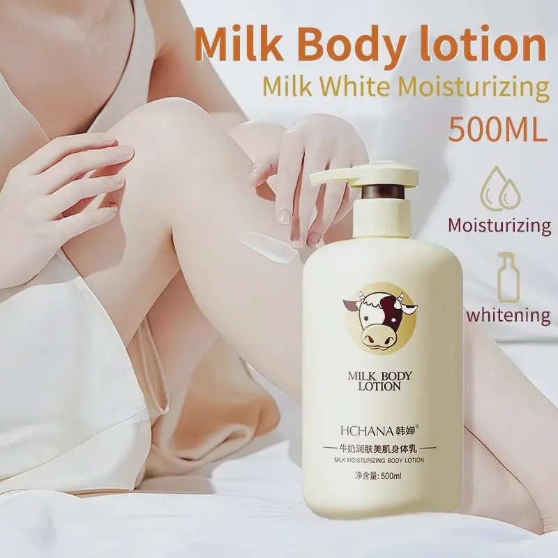 Milk Body Lotion 500ml Pencerah & Pelembap Kulit Kaya Vitamin C