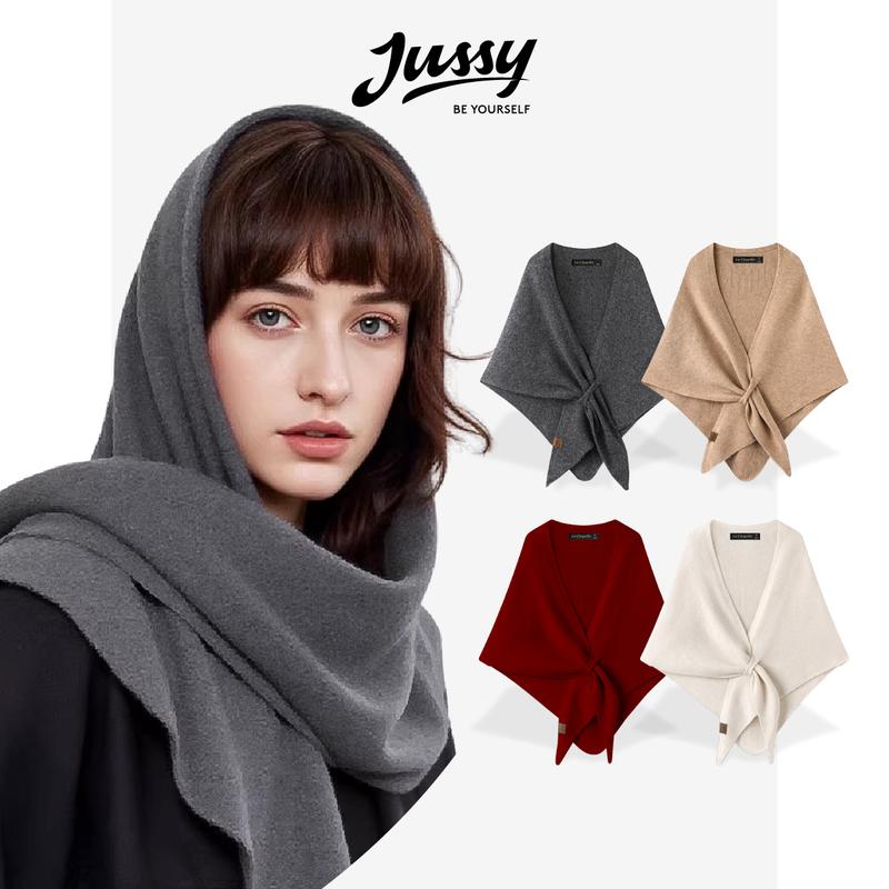 Khăn Choàng Cổ Tam Giác JK01 Jussy Official Nỉ Dạ Cao Cấp Giữ Ấm Mùa Đông Phụ Kiện Thời Trang Nữ Hàn Quốc