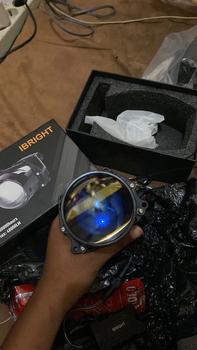 Product Review of IBRIGHT ZE 70 - Projector Biled 2.5inc Blue Lens ibright ze 70 High Low Putih plus kipas pendingin from S**n 2