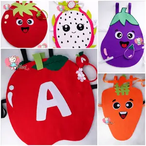 Kostum anak karakter kostum karnaval buah dan sayur
