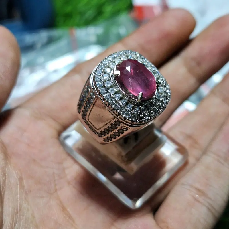 natural cincin pink ruby asli plus memo 1