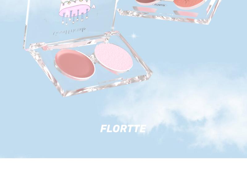 Product Introduction of Kem má hồng hai màu Flortte, dạng kem đa năng, kết cấu kép, có thể sử dụng nhiều cách khác nhau, tăng độ sáng cho gương mặt, tạo lớp trang điểm tự nhiên, 3.2g, 6 mẫu để chọn lựa 19