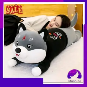Boneka kucing lucu Bantal Guling Lying Cat Jumbo Ukuran 100 cm Bahan Plush Premium Quality SNI - Toys, Dolls