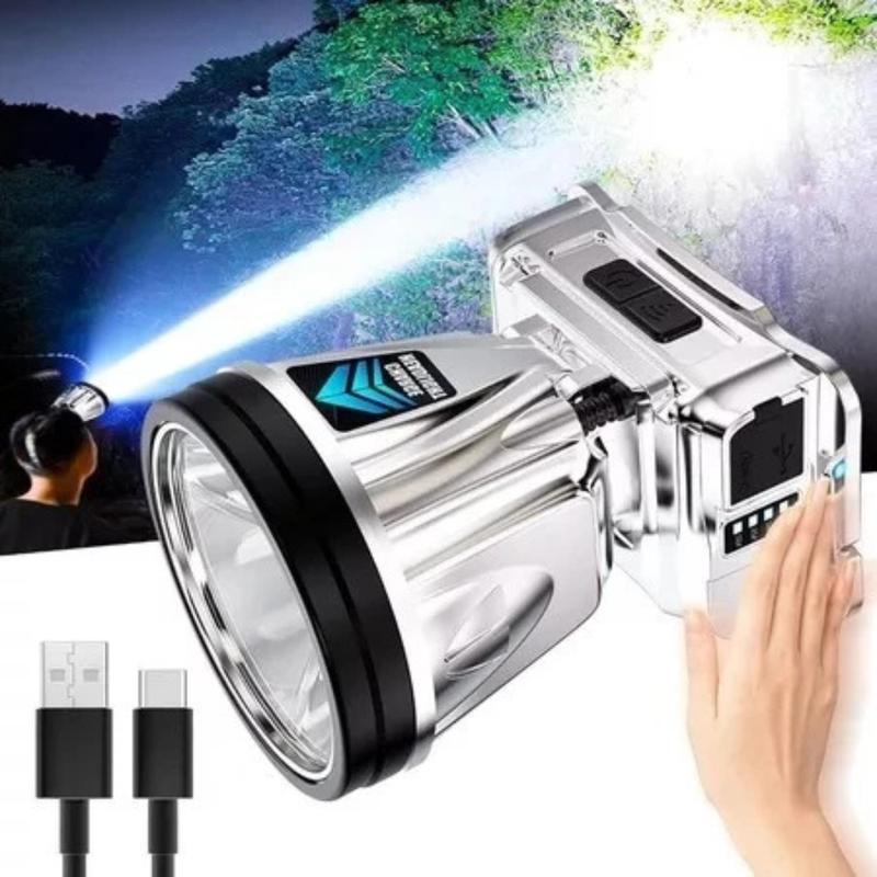 SENTER KEPALA JUMBO 300 WATT BATERAI 186500 MAH SUPER TERANG TAHAN LAMA 6