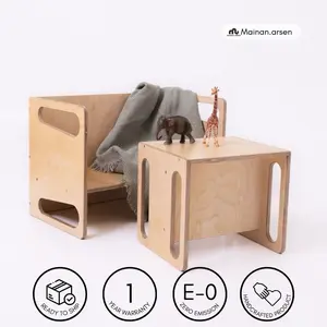 Weaning Cube Toddler Chair – Meja Kursi Anak Belajar & Bermain