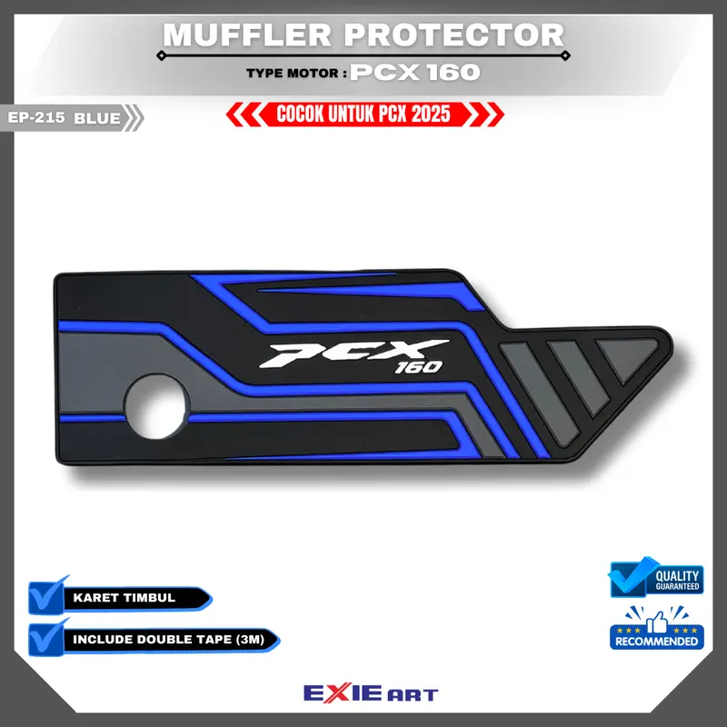 MUFFLER PROTECTOR MOTORCYCLE KNALPOTPCX 160 2025 RoadSync - AKSESORIS PCX 160 4