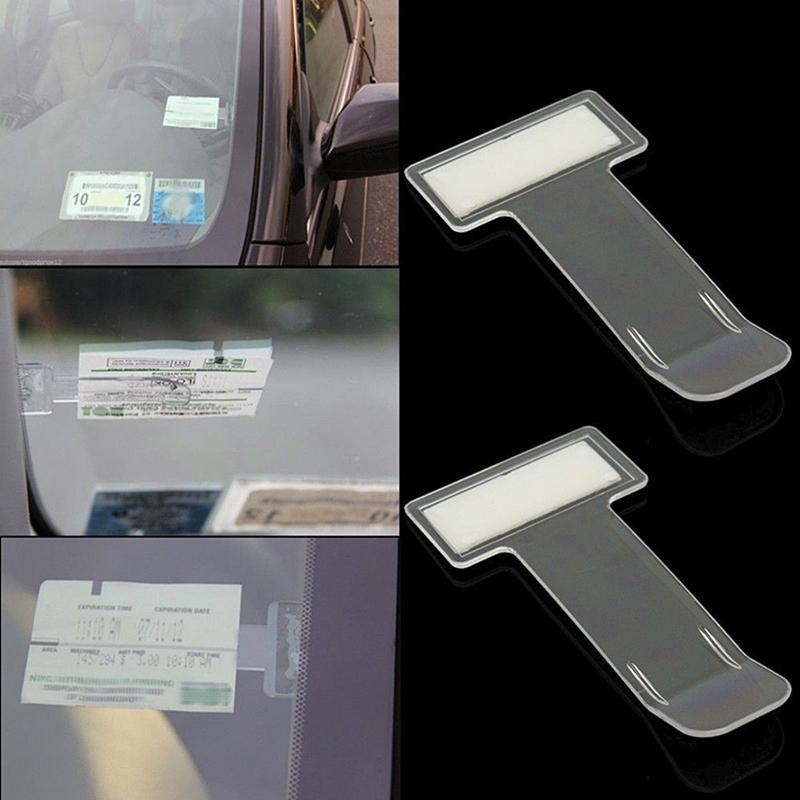 Product Introduction of Car Styling Parking Ticket Clip Auto Fastener Card Bill Holder Mount Fastener Organizer Windshield Stickers Home Office 11