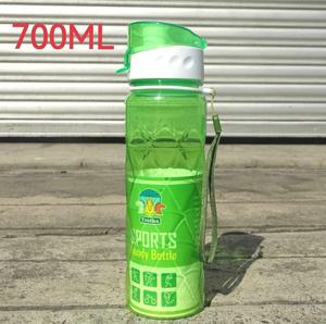 W W.Q.C Sports Handy Bottle with Locking Flip Flop Lid and Carry Handle - Portable Use