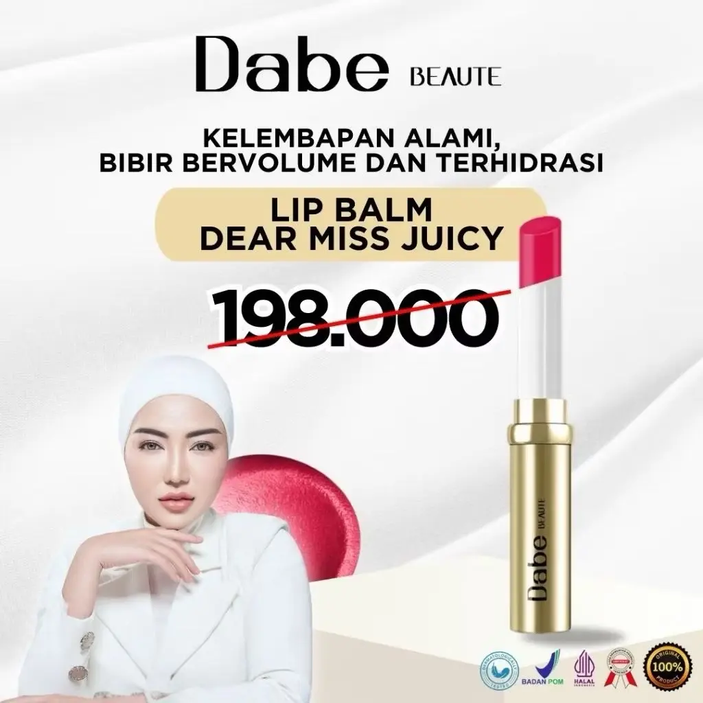 Lip Balm Dear Miss Juicy Dabe Beaute Original