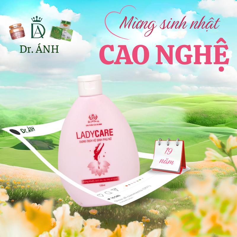 Dung Dịch Vệ Sinh Phụ Nữ Lady Care Dr Ánh 120ml
