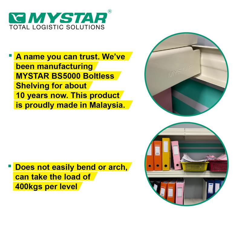 Product Introduction of Original Advanced Adjustable MYSTAR Multiple Removeable Metal Shelves Boltless Rack for Bomb Shelter and Storeroom | 1800mm Height | Singapore Local Stock | 0