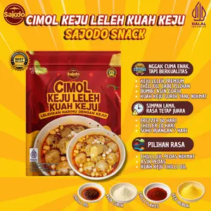 [LIMITED] - CIMOL KEJU KUAH KEJU ISI 15 BUTIR/BUNGKUS - Sajodo Snack & Food [Chili Oil, Fleks Cabe, Asin Gurih]