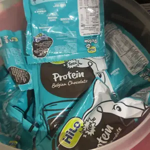 HiLo Teen Protein Belgian Chocolate 3 in 1 10 sachet - Susu Tinggi Kalsium dengan Whey Protein