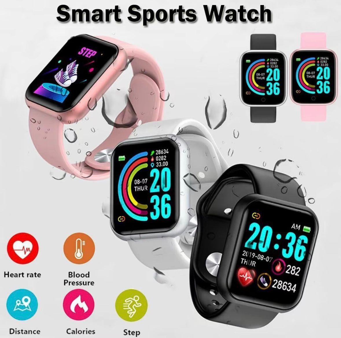 [EXCLUSIVE LIVE] Smartwatch Sport Bisa Custom Ganti Wallpaper Dan Menerima Notifikasi Sosmed / Smartwatch Remax Mini Y68 Jam Tangan Pintar Original