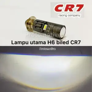 Lampu Utama LED H6 1053 CR7 Original Sinar Biled High Low Premium Cahaya RHD Seperti Biled
