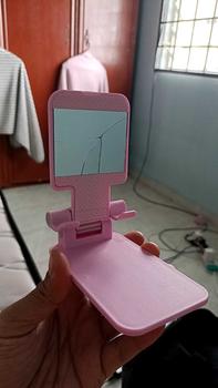 Product Review of Mobile Phone Stand Holder Desktop Lazy Live Show Lifter Adjustable Support phone holder handphone holder from H**s 0
