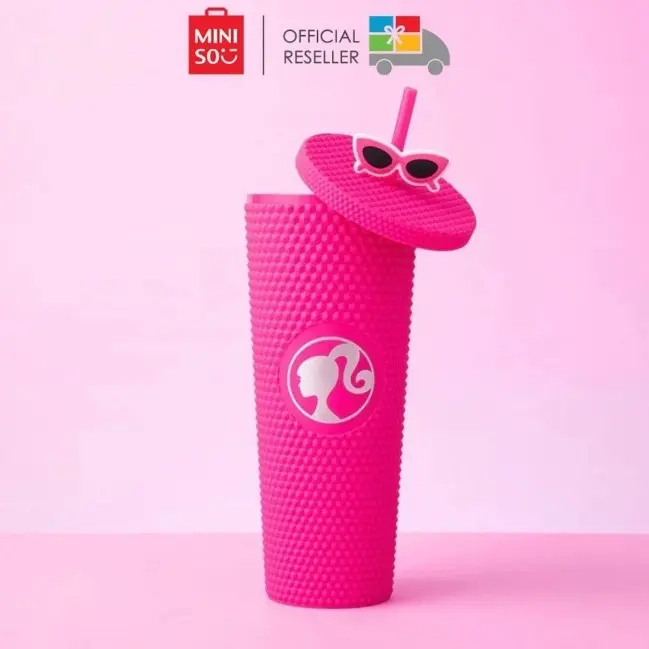 Barbie Collection Studded Tumbler with Straw (700mL) Barbie Collection