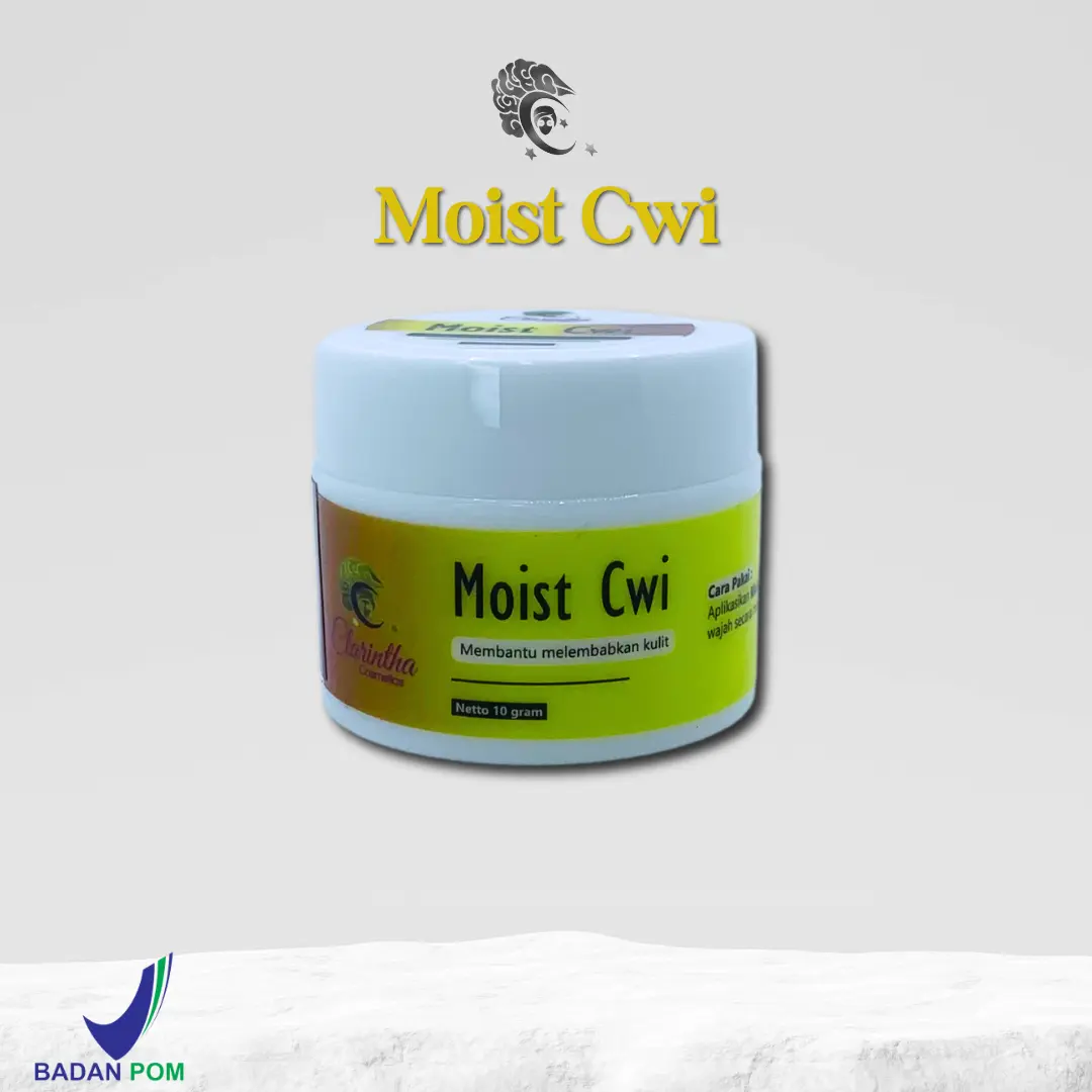 Moist Cwi - Pelembap atau moisturizer wajah untuk mencerahkan dan menyamarkan flek