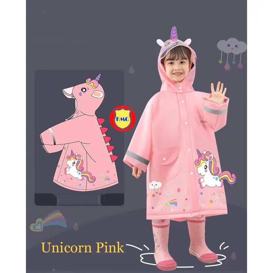 Qeis Jas Hujan Anak-Jas Hujan Anak Karater-Rain Coat Character