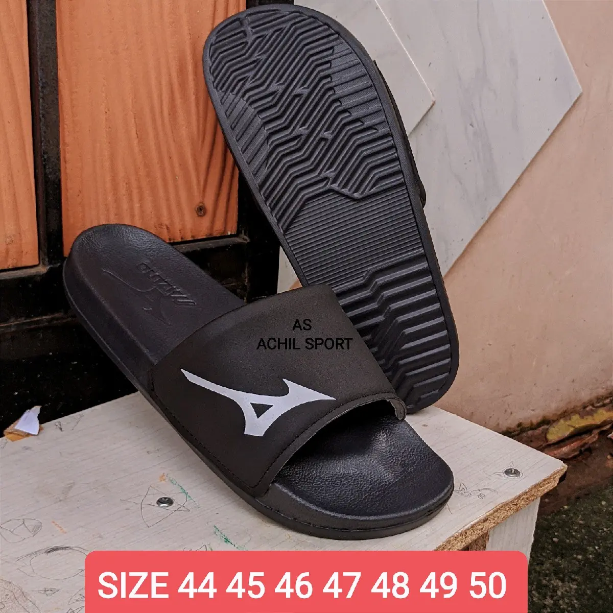 Sandal slop pria Ukuran Jumbo 44 45 46 47 48 49 50 Sandal Pria Big Size Sandal Slop slip On Sandal Slop Jumbo Size 47 48 49 50