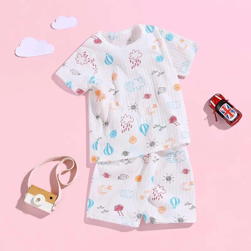 SETELAN BAJU BABY BALON FULL PRINT SET 0
