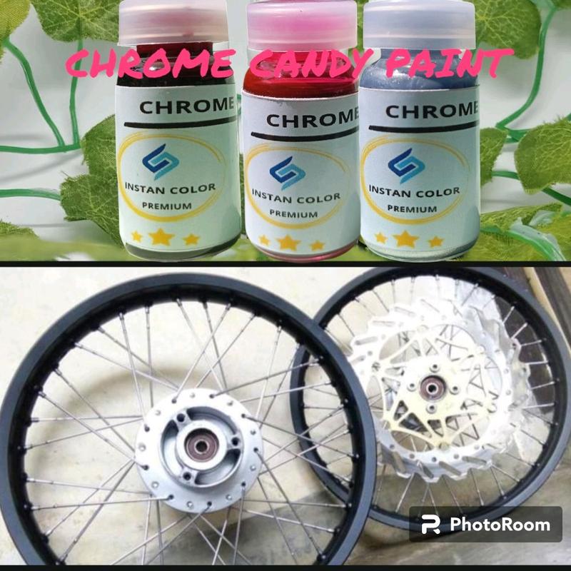 Crome candy cat / pewarna logam Velg Motor Mobil 8