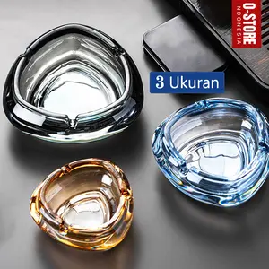 Asbak Kaca Besar Unik Asbak Roko Asbak Mewah Tempat Abu Ashtray Cup Asbak Estetik Kaca Napoli