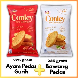 1 Pcs COD(HALAL)LEBARAN ROTI PANGGANG CRISPY NEW JEPANG/Roti Panggang Crispy  AYAM PEDAS DAN BAWANG PEDAS