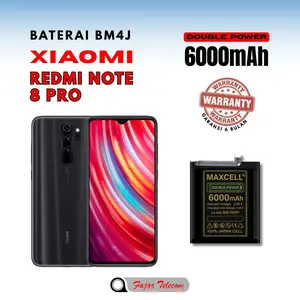 Baterai BM4J compatible Xiaomi Redmi Note 8 Pro Double Power 6000mAh