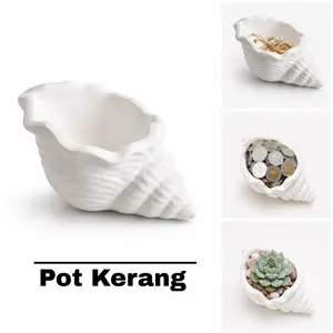 Jar Kerang Estetik – Wadah Lilin / Multifungsi Dekoratif